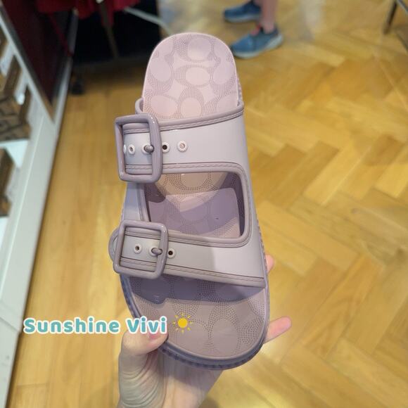 NWT Coach Women’s Lainey Sandal CR875 Lilac us 6 - Picture 1 of 10
